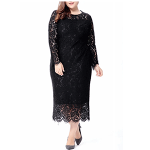 Elegant Party Long Sleeve Women Dress 